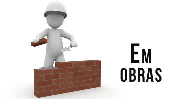 em obras